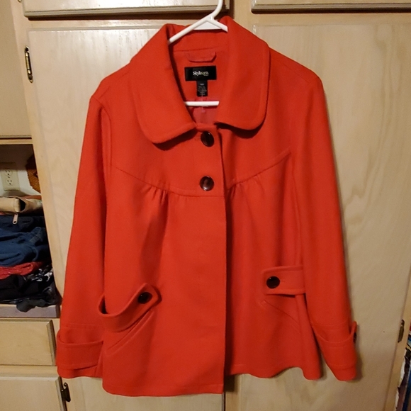 Style & Co. Jackets & Blazers - Beautiful Red Wool Coat